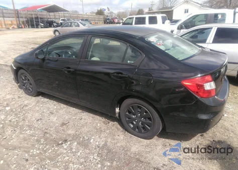 2012 Honda Civic Lx from USA, damaged, VIN 2HGFB2E52CH514342